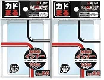 スリーブ【メ ル カ リ 出品のみ】 Amazon.co.jp: RLINE カドまるスリーブ MINI ver.2.0 インナー