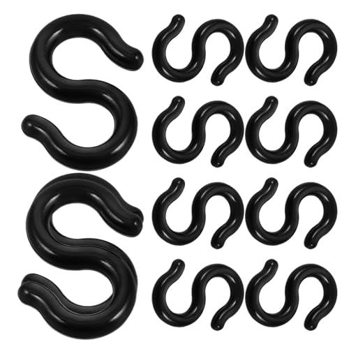 Clips de plástico tipo S NUOBESTY: 100 abrazaderas de fijación para cables de freno de bicicleta 2