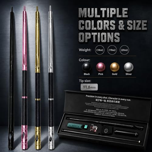 Jian Ying 58-Inch Carbon Fiber Pool Cue with Skeletonized Metal Butt - image 3