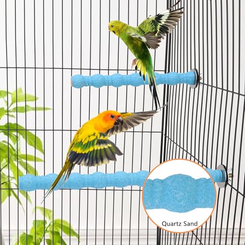 Perchoir pour oiseaux perruches calopsittes accessoires de cage - 8
