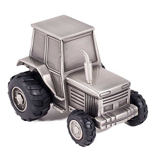 Creative Gifts International Tractor Bank, Silver #TOP1