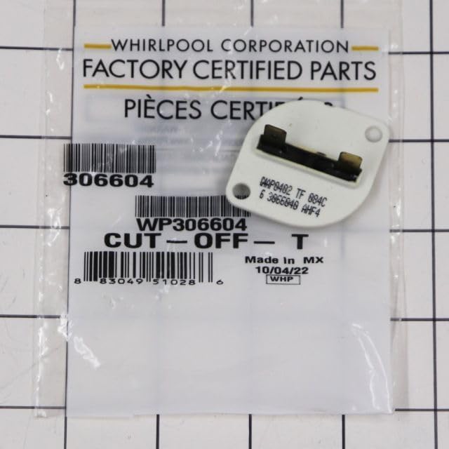 WP306604 Dryer Thermal Fuse