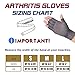 Banillue Compression Arthritis Gloves, Fingerless Hand Gloves for Rheumatoid & Osteoarthritis - Joint Pain and Carpel Tunnel Relief - Men & Women- Medium