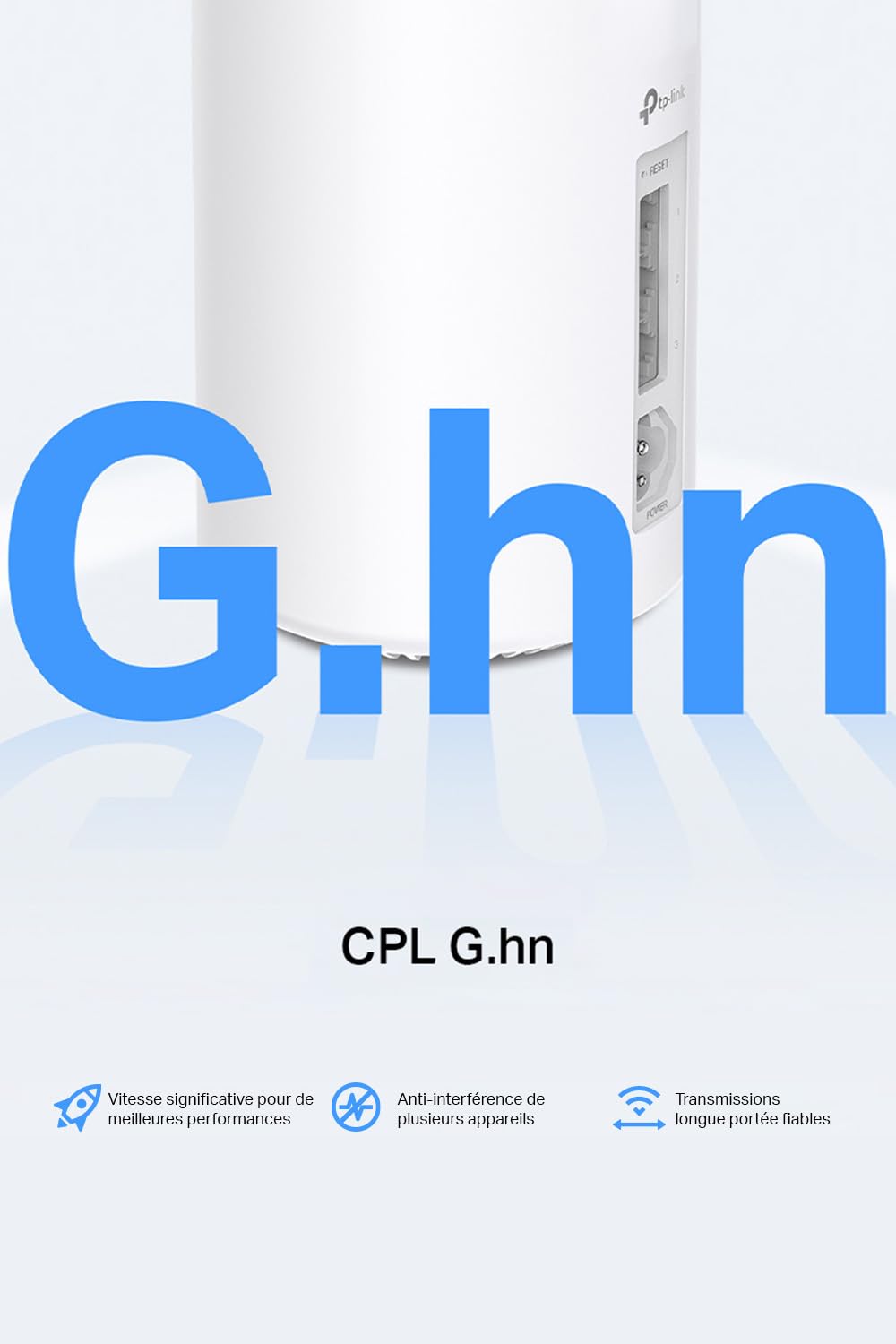 TP-Link Deco PX50 (3-Pack) Routeur WiFi 6 Mesh AX3000 + CPL G.hn 1500, Réseau WiFi par Courant Porteur, 9 Ports Gigabit, WPA3, Idéal Maisons à Murs Épais