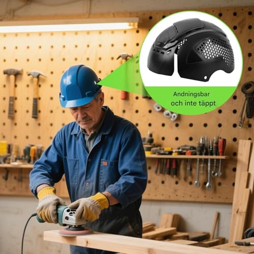 Inserto de gorra de parachoques transpirable para protección craneal en entrenamiento y trabajo. 2