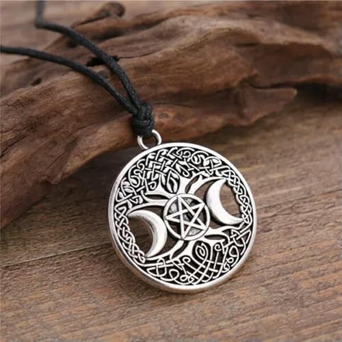 Collier lune argent 925 hypoallergénique, bijou brillant qui ne noircit pas