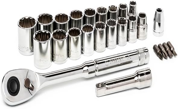 Crescent CSWS7 3/8-Inch Drive Socket Wrench Set, 20-Piece