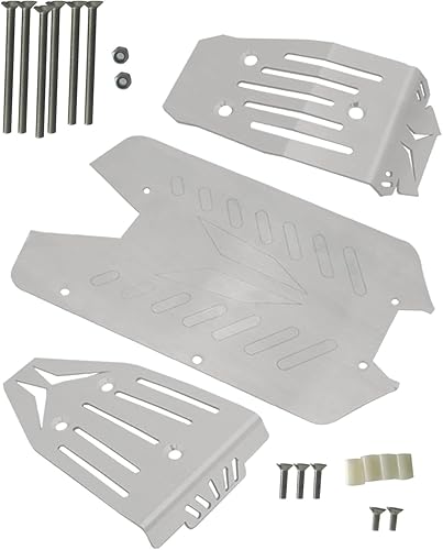 Juego de placas deslizantes de acero inoxidable para 1/10 Vorteks 4x4 3S Blx 4WD, actualización RC chasis delantero y chasis central y chasis