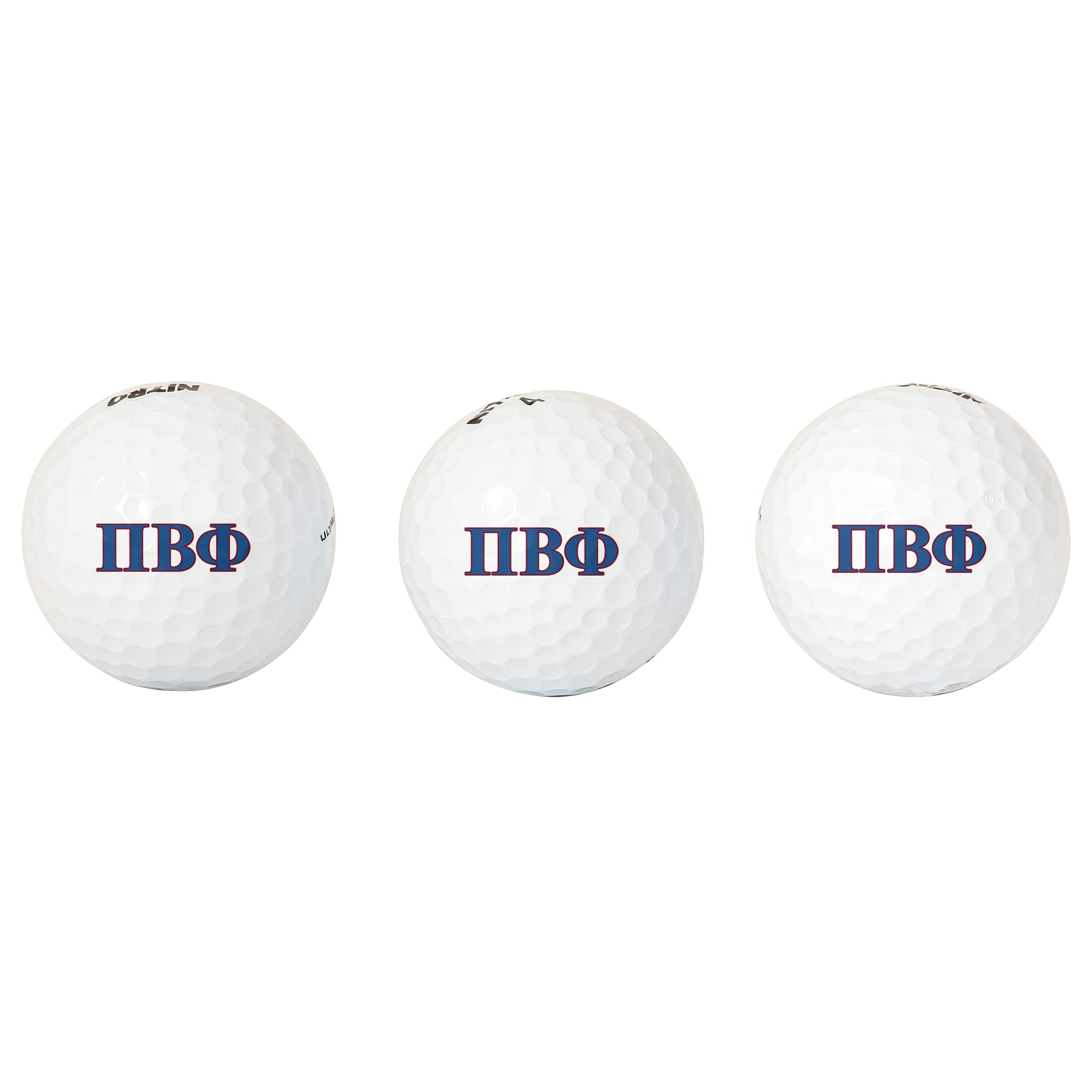 Desert Cactus Pi Beta Phi Golf Balls 3 Pack Full Color Golf Ball (Letter)