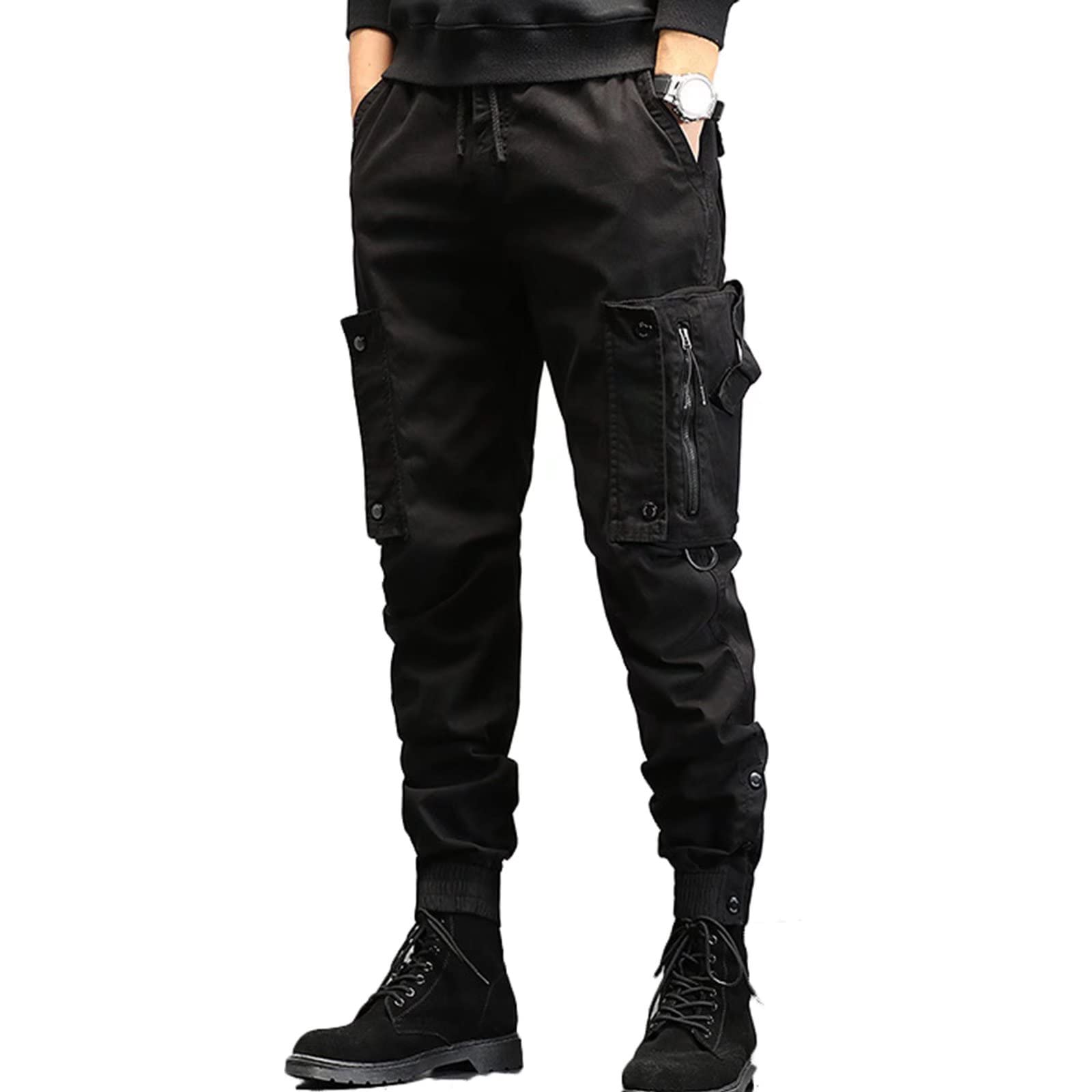 DongBao Mens Work Trousers Multi Pockets Cargo Pants with Multi Pockets Workwear Trousers