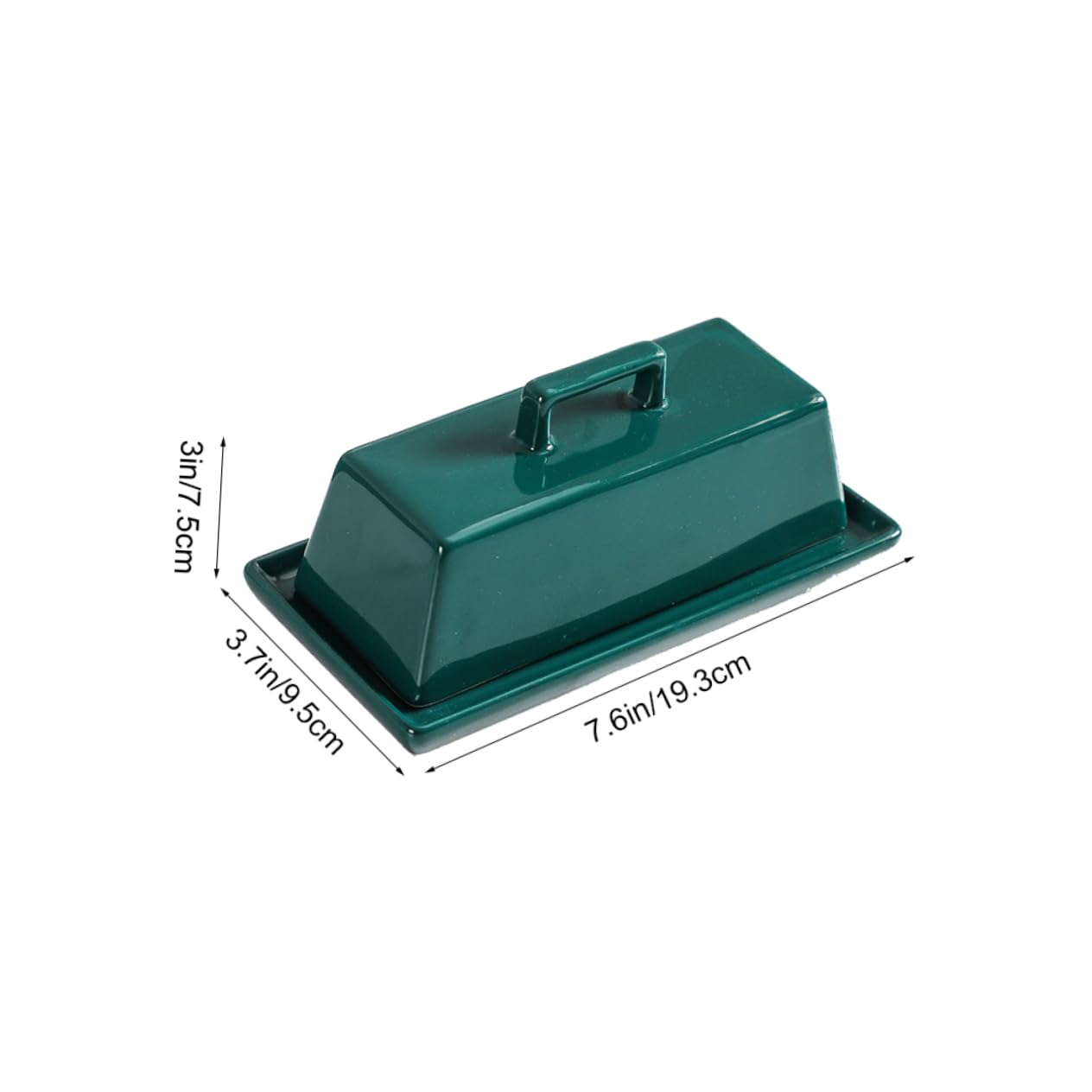 OFFSCH 1Set Decorative Butter Storage Container with Lid Ceramic Butter Dish for Countertop Airtight Butter Holder for Parties and Celebrations Smooth Finish