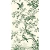   Cerise-100-Green-Toile-Paper-Napkins-Spring-Floral-Bird-Guest-Bathroom-Hand-Towels