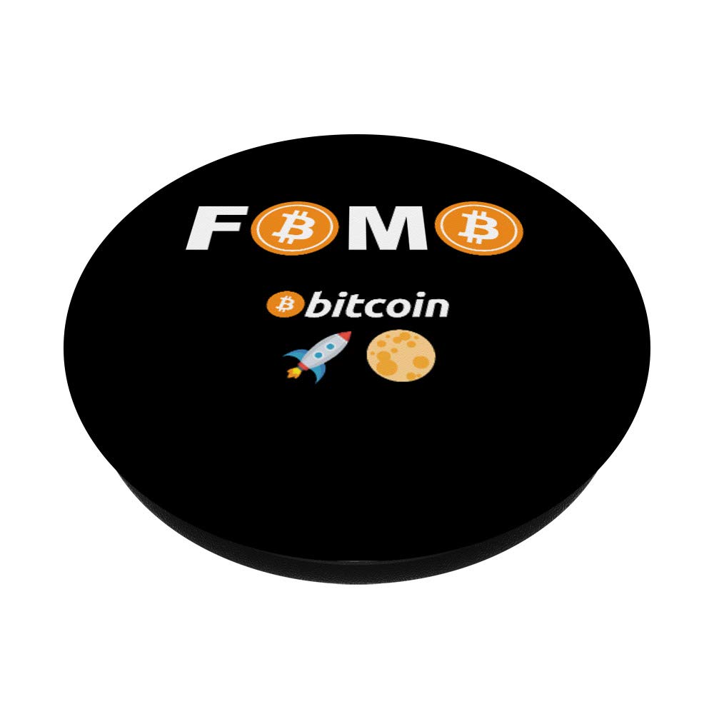 Amazon.com: Bitcoin FOMO To the Moon HODL Crypto Cryptocurrency PopSockets  PopGrip: Swappable Grip for Phones & Tablets : Cell Phones & Accessories