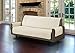 Linen Store Quilted Microsuede Pet Dog Couch Furniture Protector Cover With Tucks, Beige, Sofa