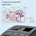 Safescan 155-S Automatic Banknote Checker for Quick Checking of Banknotes - Counterfeit Money Checker with 7-Way Authentication Check - 100% Accurate Banknote Checker