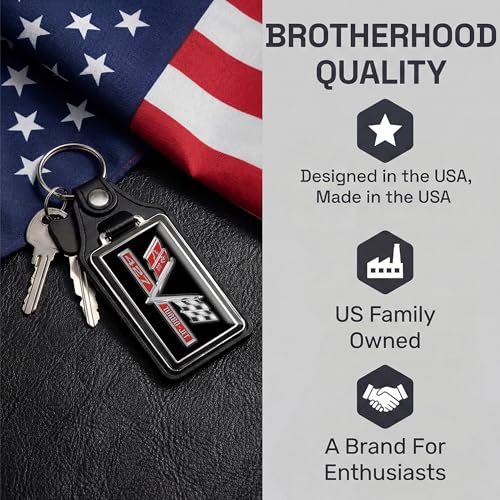 Image of Brotherhood Car Key Chain for Chevelle - Classic Models Keychain for Men and Women Gift Key Ring