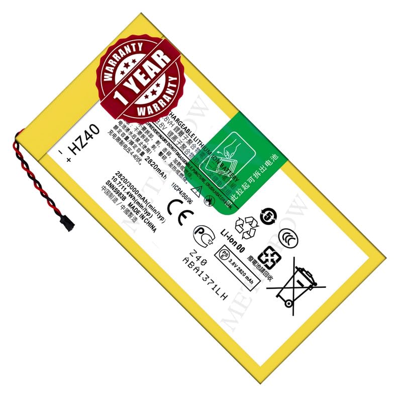 Image of Original HZ40 Battery Compatible for Motorola Moto Z2 Play (Z Play (2nd Gen)) (XT1710-01, XT1710-02, XT1710-07, XT1710-08, XT1710-09, XT1710-10) - (3000mAh) - 1 Year Warranty BC45