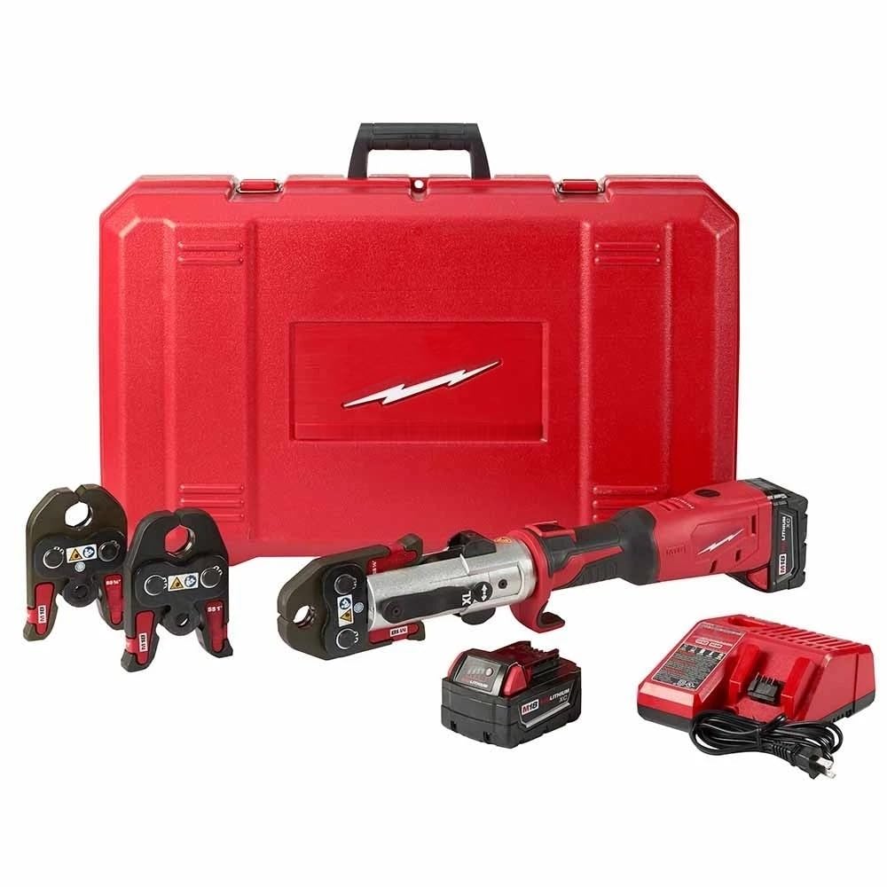 New 2773-22L for Milwaukee M18 Long Throw Press Tool Kit Red/Black