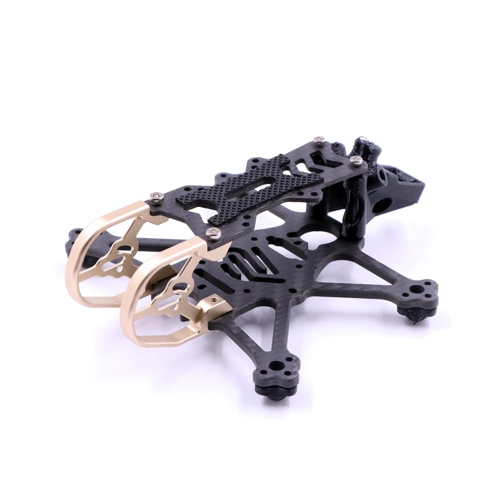 Usmile 2 inch Fi-100 EVO Micro Carbon Fiber Toothpick Frame Kit for RC HD FPV Racing Quadcopter Quad Drone Support DJI O3 Air Unit Caddx Nebula Digital Transmission System