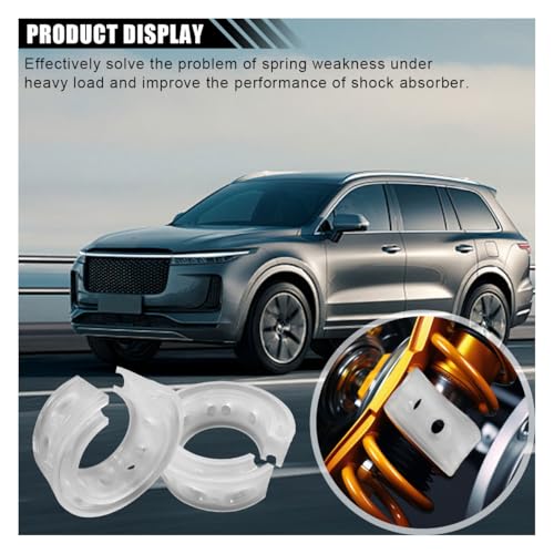2PCS Car Suspension Shock Absorber, A Type Rubber Spring Booster Auto Buffers Power Cushion, Universal Car Spring Bumpers (C Type) by KITUREK - Image 5