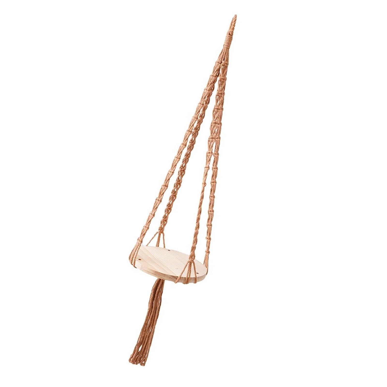 YWLUUOO Plant Hangers Cotton Rope Hanging Planter Set Flower Pots for Indoor Outdoor Home Decorations Planter Stand Hanging Plant Shelf