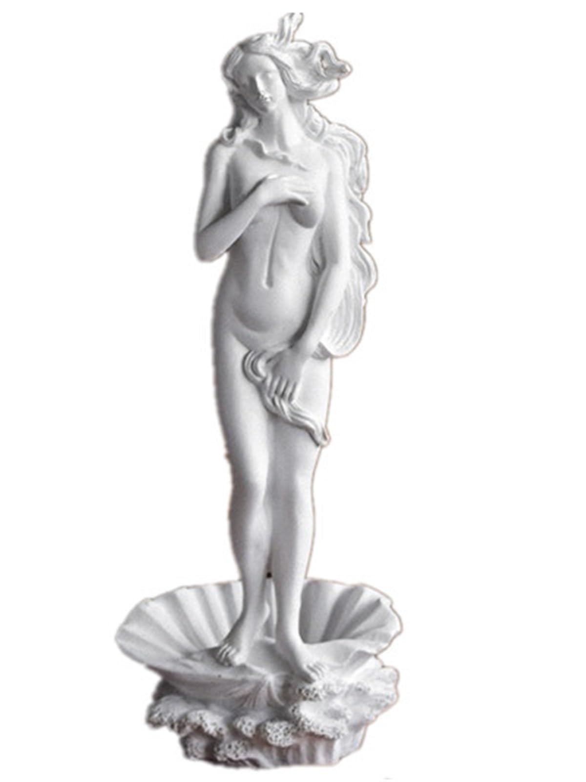 Habitz Women's Nsdx06 Greek Goddess Figurine Resin Statue Classic Aphrodite Sculpture Bonded Marble Polyresin Adorn Desktop Bookcase Wall Shelves Home Office Decoration Accessories(Nsdx06)