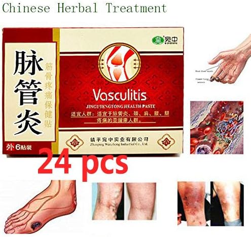 Veins Varicose Treatment Plaster Varicose Veins Cure Patch Vasculitis Natural Solution Herbal Patches(24 Pcs)