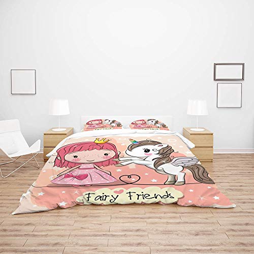 Parure de lit 3 pièces de qualité supérieure CHEHONG en microfibre super douce
