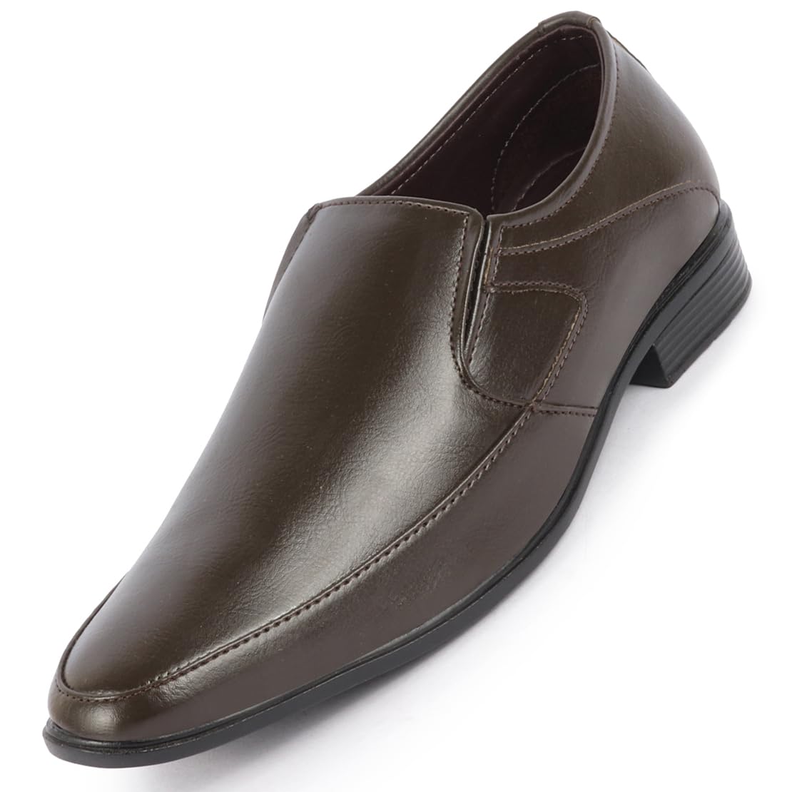 FAUSTO Mens Formal Office Work Pointed Toe Slip On Shoes (Brown, 7) (B0CJQ5PRXC) Amazon Price History, Amazon Price Tracker