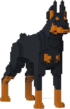 JEKCA Doberman Pinscher 01C-M01 | Dog Plastic Building Blocks | Age 14+