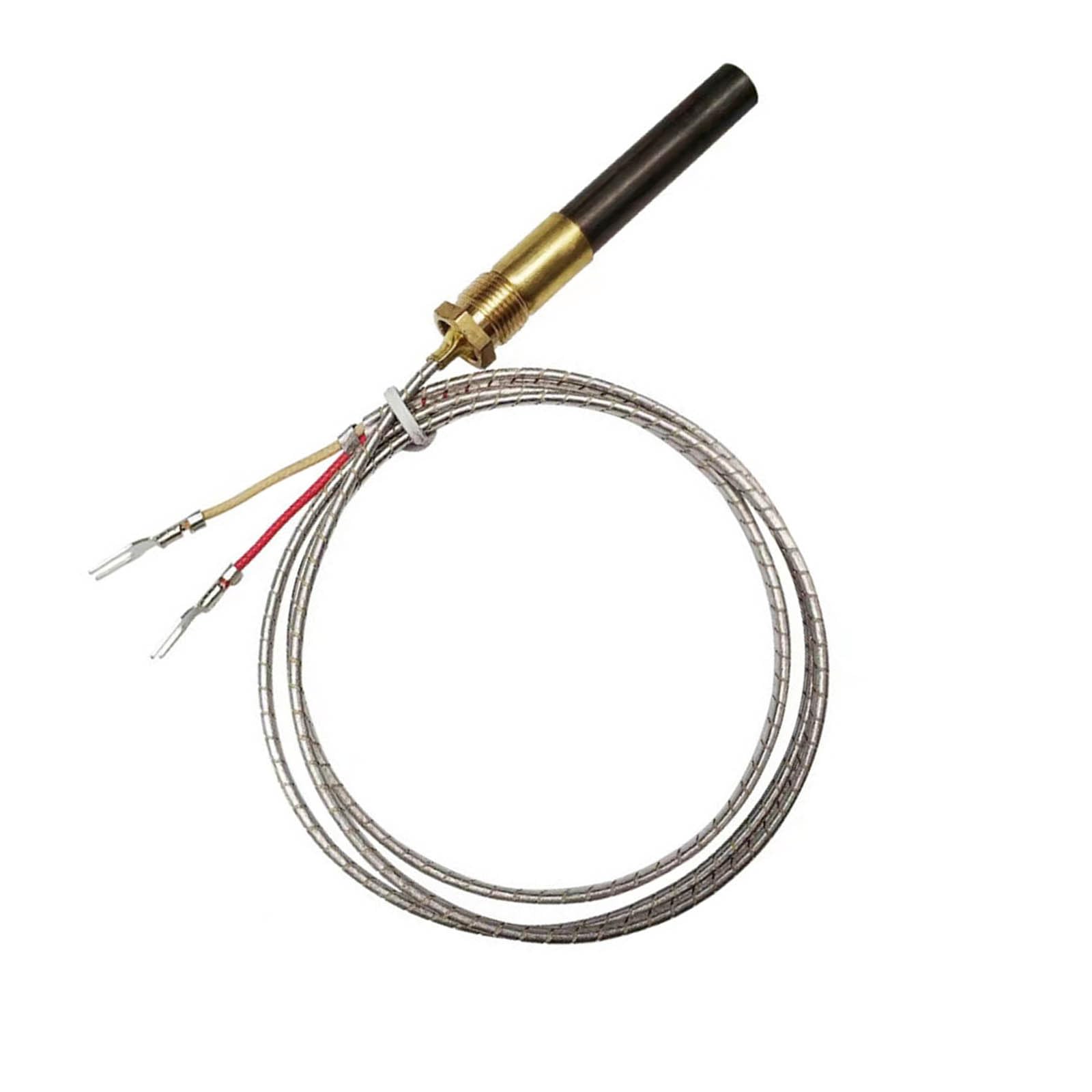Msioytog 2 Pack Aluminum Foil Wire Thermopile Thermocouple Water Heater Component for Fast Heat Transfer and Resistance Aluminum Thermocouple