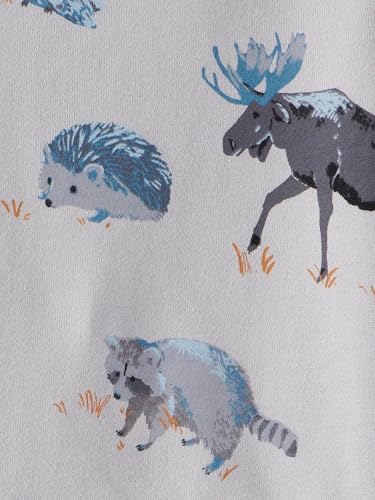 little planet by carter's Boy 2-piece Pants Set made with Organic Cotton, Blue Forest, 18M3