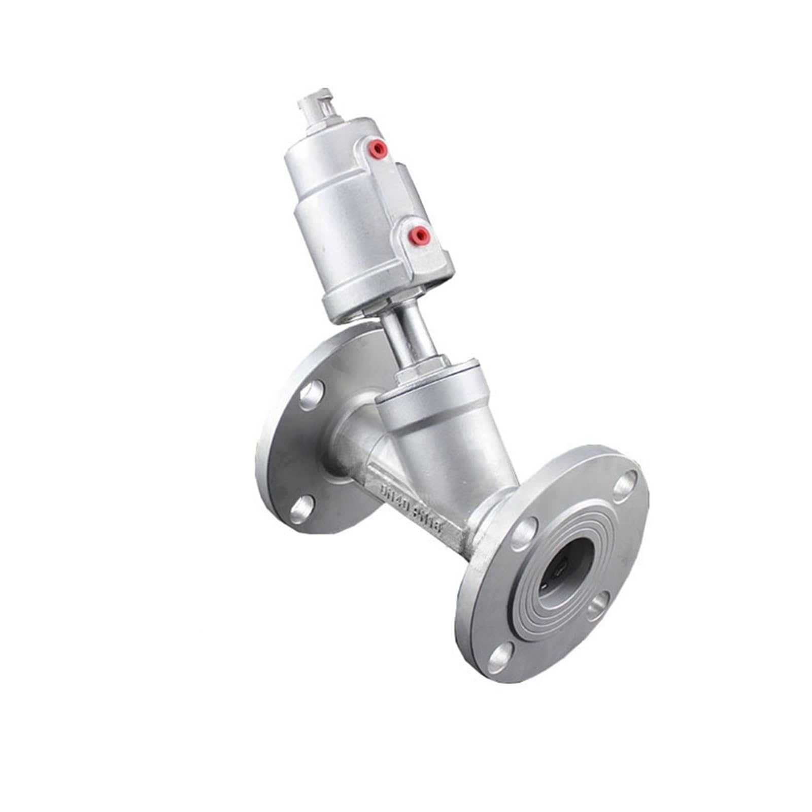 MXXDMOPD DN40 Stainless Steel Flanged Pneumatic Angle Seat Valve