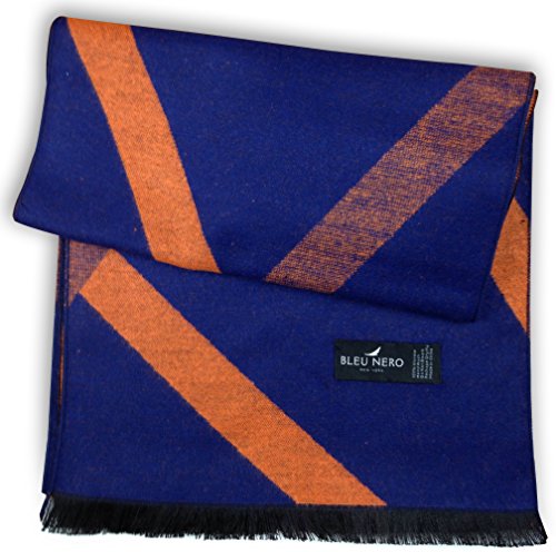 Livativ Bleu Nero Luxurious Winter Scarf For Men And Women – Large Selection Of Unique Design Scarves thumb #1