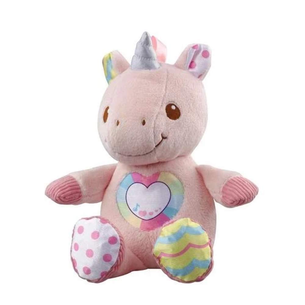VTech-Baby El Unicornio Cantarín, Peluche para bebés +3 Meses, Texturas Suaves, estimula los sentidos, versión ESP