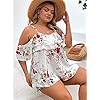 MakeMeChic-Womens-Plus-Size-Floral-Print-Cold-Shoulder-Ruffle-Layered-Short-Sleeve-Summer-Blouse-Top-White-1XL MakeMeChic Women's Plus Size Floral Print Cold Shoulder Ruffle Layered Short Sleeve Summer Blouse Top White 1XL