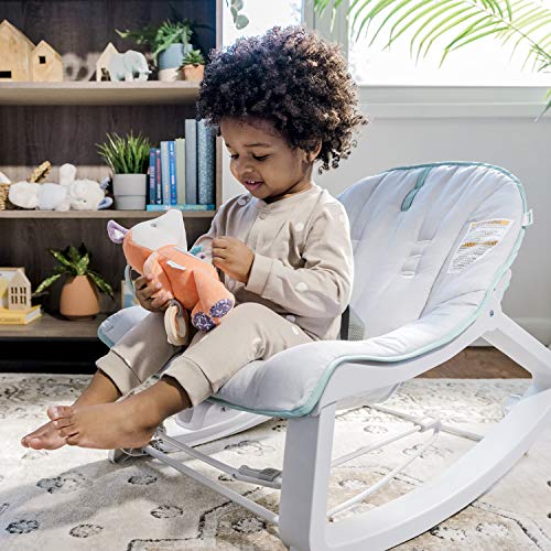 Ingenuity Keep Cozy 3-in-1 Grow with Me Vibrating Baby Bouncer, Seat & Infant to Toddler Rocker, Vibrations & -Toy Bar, 0-30 Months Up to 40 lbs (Weaver) - image 2