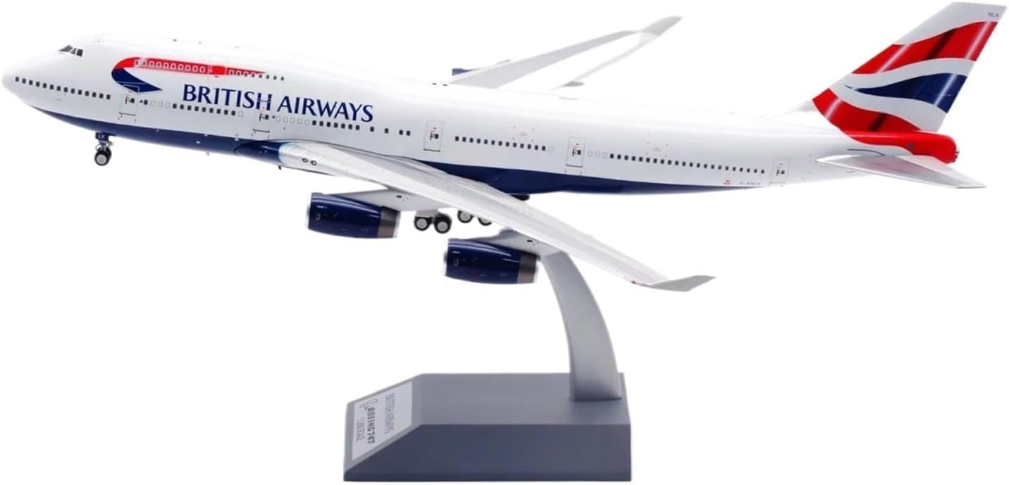 Miniature Scale 1 200 for British Airways Boeing B747-400 Alloy Airliner Model Finished Airplane Souvenirs Flying Toy Game Kits