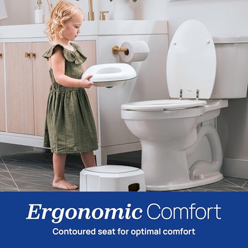 Image of Chicco Toilet Topper, Easy-Clean Slip-Resistant Surfaces, Adjustable Soft-Flex Spray Shield and Grips, For children up to 60 lbs