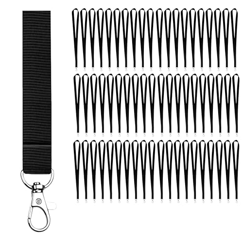 VERY IMPORTANT RUNNER - Pack Cordons Pour Badge Avec Mousqueton Métallique - Lanyard Polyester 2cm x 46cm - Tour De Cou Porte Badge Pour Clés, USB, Cartes ID...