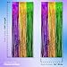 GiftExpress 2-Pack 3.33 FT x 8.33 FT (Total 6.66 FT x 8.33 FT) Mardi Gras Metallic Foil Fringe Curtain, Mardi Gras Themed Party, St. Patricks Day Tinsel Backdrop, Foil Fringe Photo Booth Props