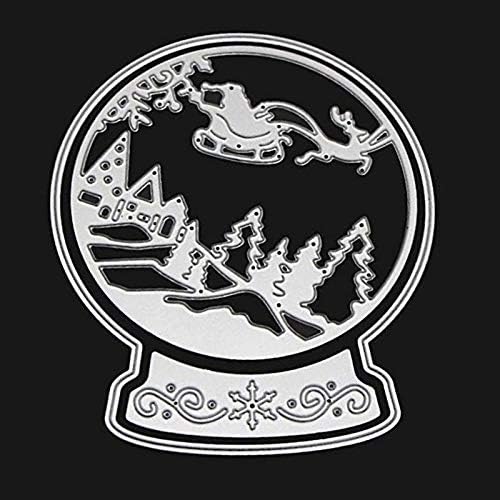 Miniatura 3 de Troqueles de corte de metal de Navidad, moldes de plantilla, herramienta de grabado en relieve para hacer tarjetas, álbumes, álbumes de recortes,