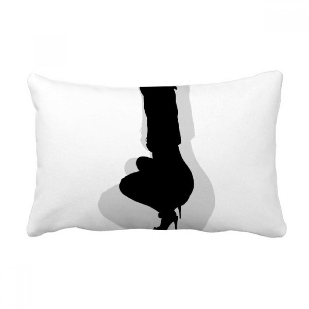 Coussin lombaire squats hot belle femme 40x60 cm multicolore pour decoration canape