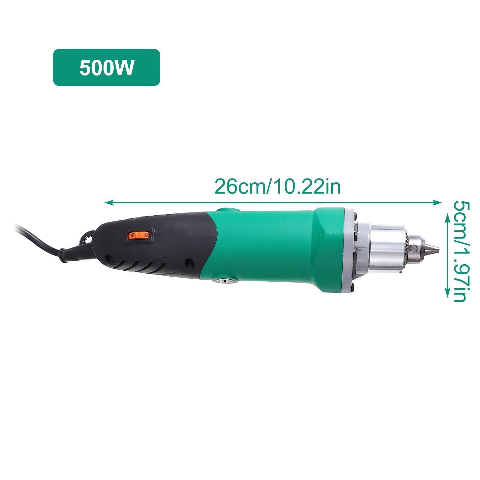 Machine à Broyer Électrique 500w Mandrin 6,5mm, Vitesses Élevées et Dissipation Thermique pour Gravure, Perçage et Découpe Précises