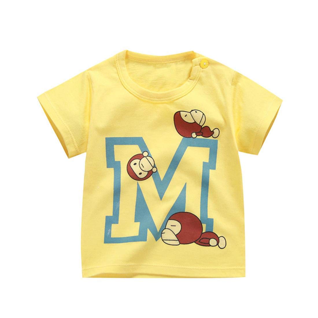 Fashion Boys t-Shirt Children's t-Shirts Autumn Cartoon Kids Shirts for Boys Baby Clothes Blouse M Print Thin tees