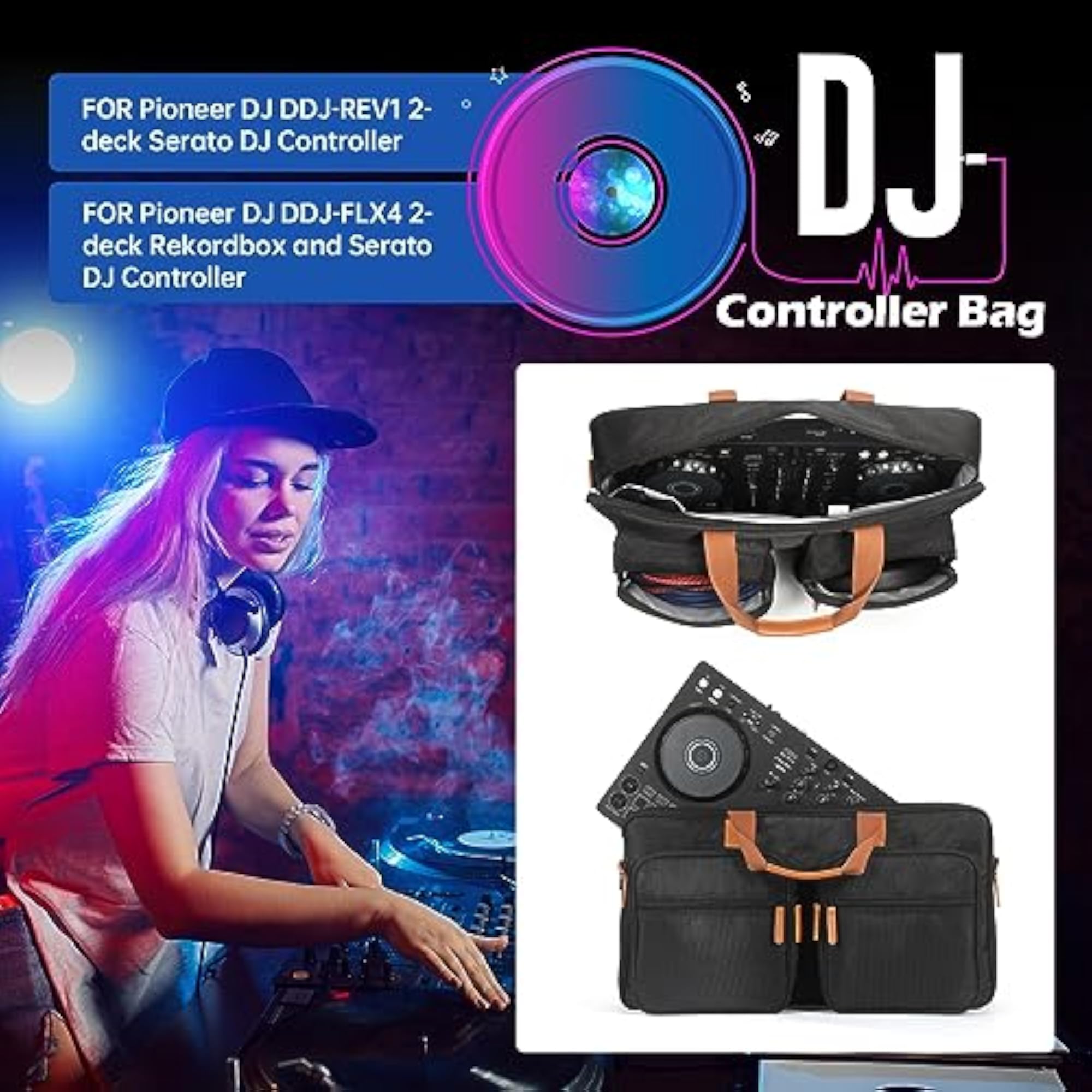 Protector Bag Storage Case for DJ Controllers
