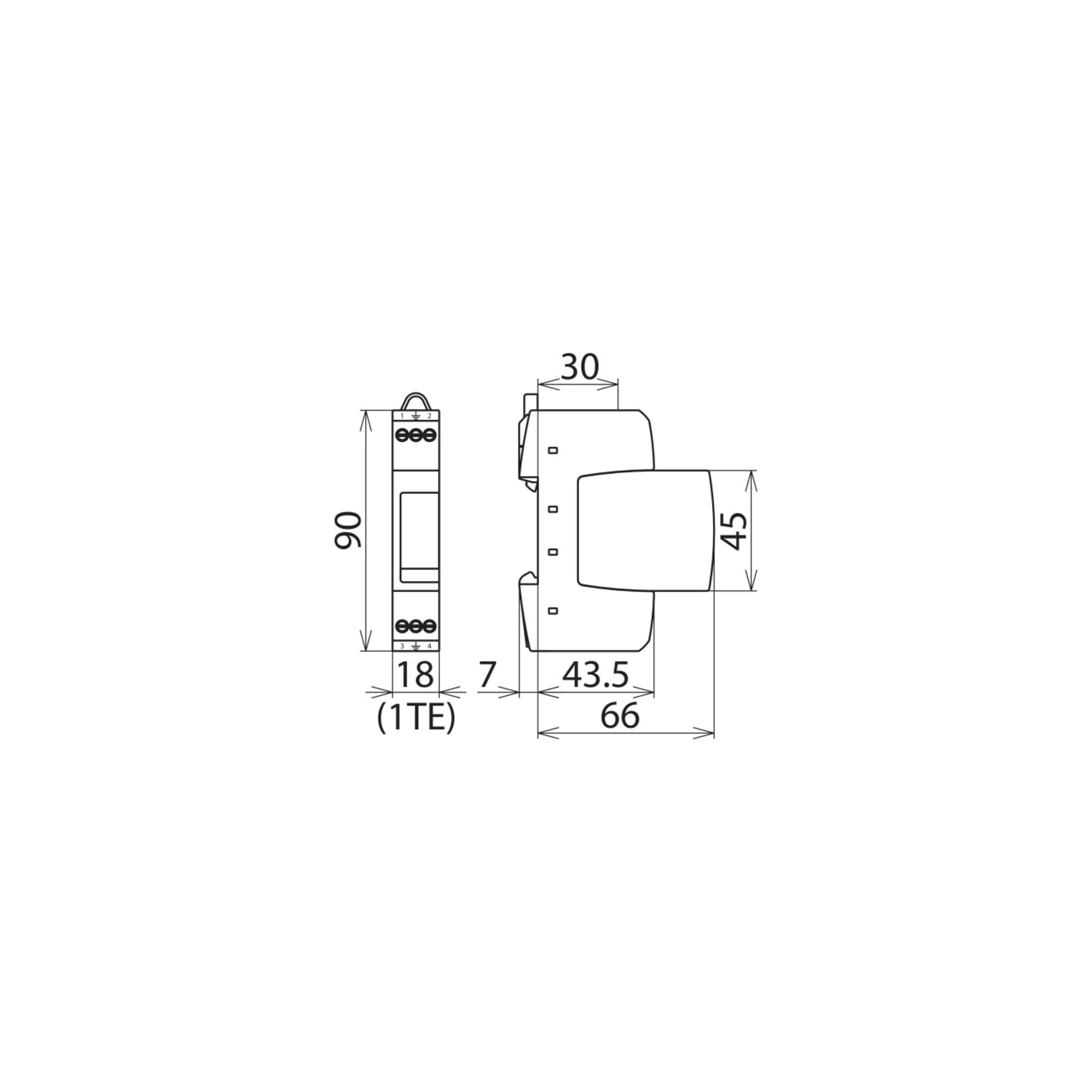 Dehn 953201 - Scarico sovratensioni dr-m-2p-30
