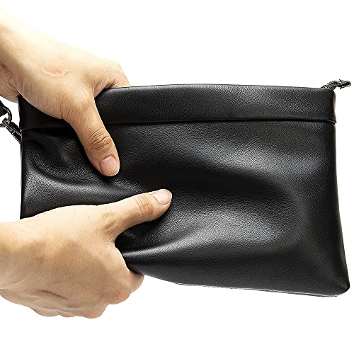 Men's Clutch Bag Korean Version Business Envelope Wallet Large Capacity Soft Leather4