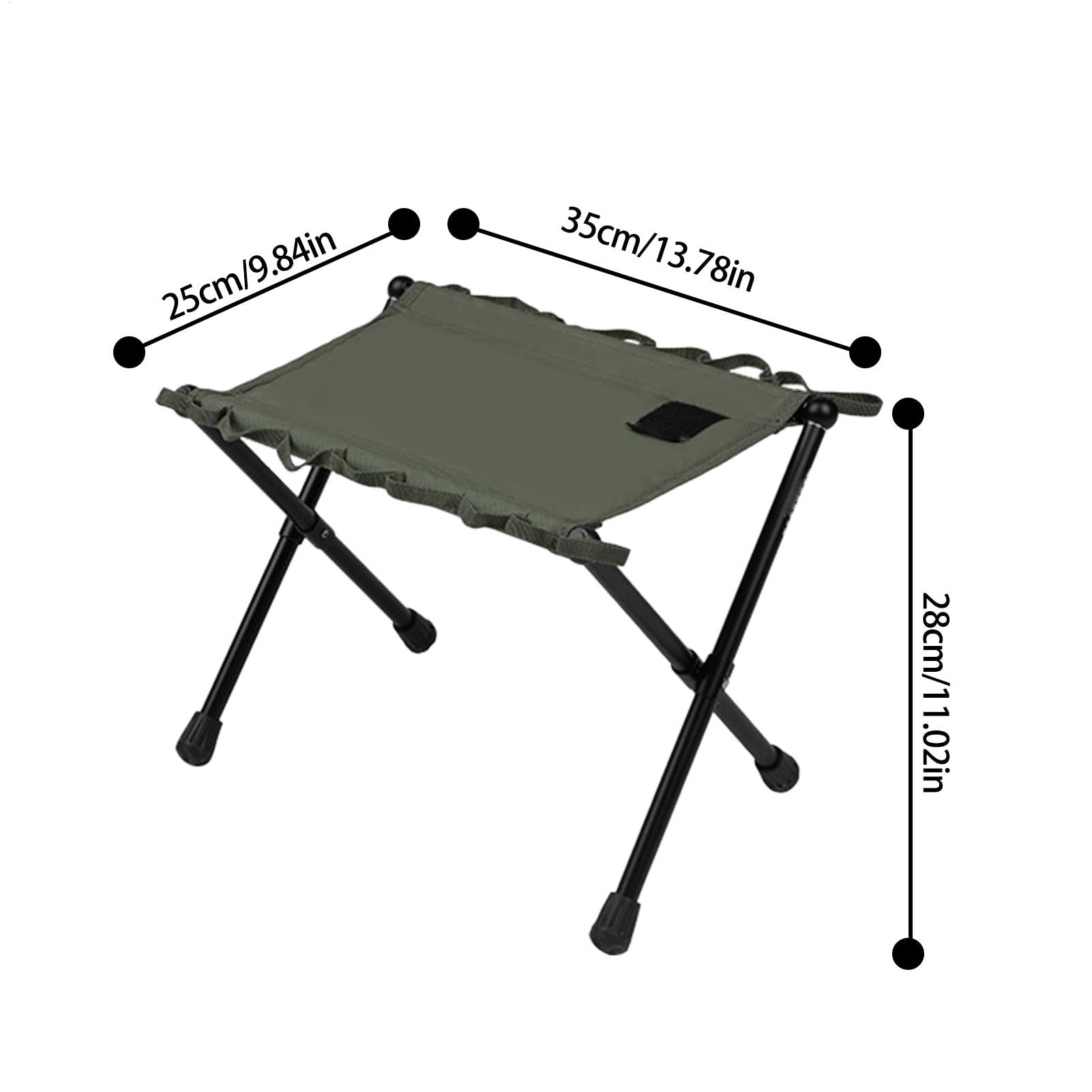 Sgabello Da Campeggio Leggero Leggero e compatto | Portatile Soluzione per Backpacking per Donna, Uomo, Fidanzato, Fidanzata, Marito, Pesca, Picnic, Spiaggia, Campeggio,