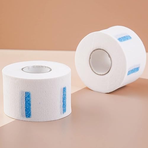 Miniatura 6 de QUUPY 2 rollos desechables de papel de peluquería para el cuello, cuello de peluquería, toalla de papel elástica para peluqueros y barberos o uso
